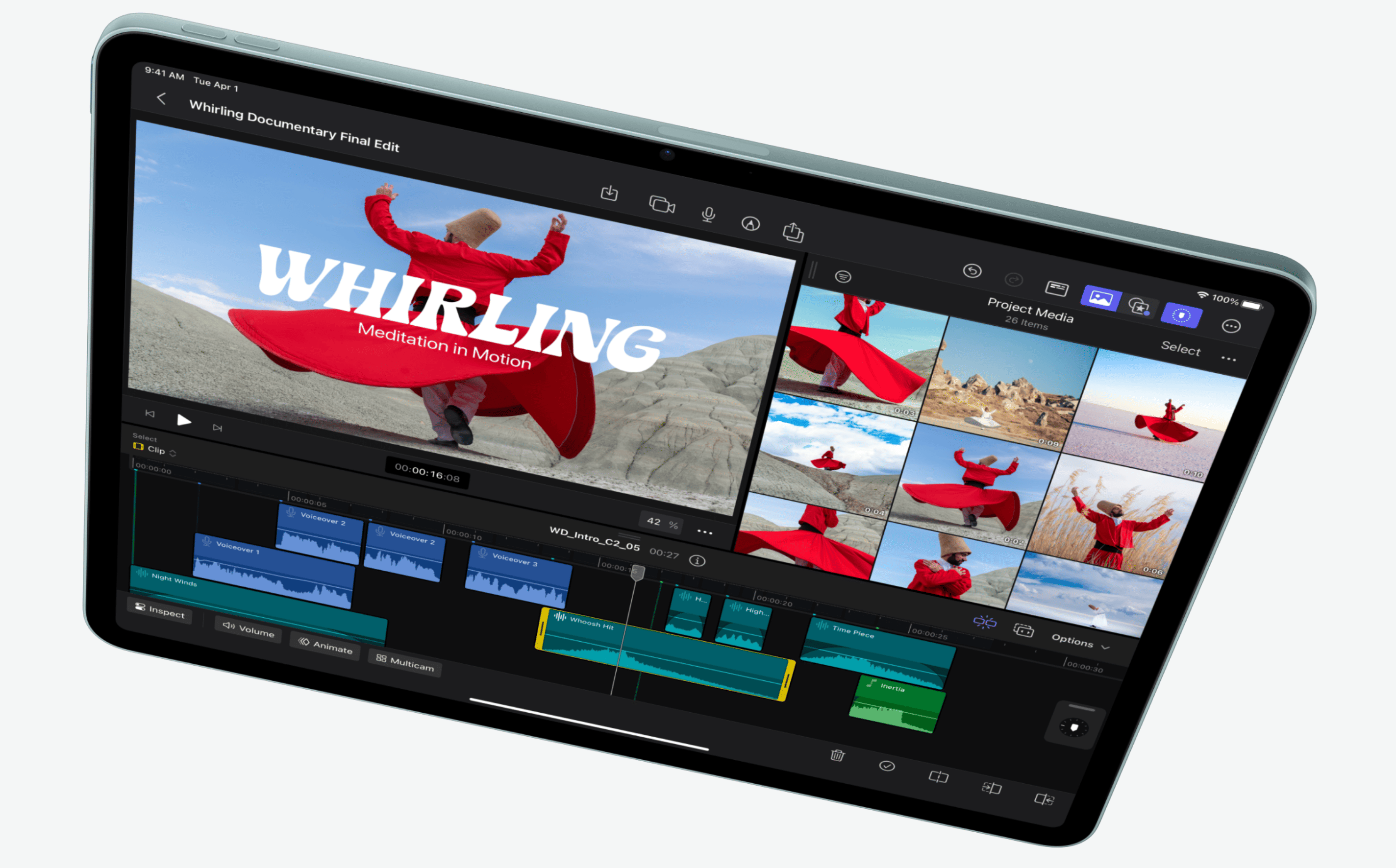 Apple iPad Air 11'' M3 2025 Wi-Fi 128GB Blue (MC9X4)